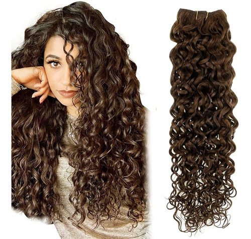 Extensiones Onduladas Rizadas Curly Clip Cabello Natural 18p