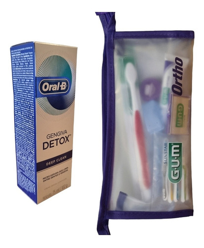 Kit Avanzado Limpieza Brakets Profesional Gum + Pasta Detox