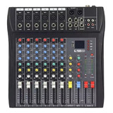 Mezcladora Mixer De 6 Canales At60s-usb Bluetooth