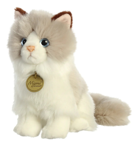 Hermoso Peluche Gato Ragdoll Aurora Miyoni Gato Persa Gris