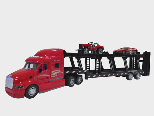 Juguete Trailer Lowboy Metalico A Escala 1:43 | Envío gratis