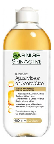 Agua Micelar Garnier Skin Active Bifásica 400 Ml