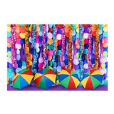 Fundo Fotográfico Carnaval Confete Em Tecido 2,6x1,7 - C-450