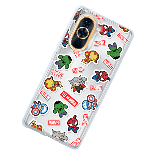 Funda Para Huawei Marvel Superhéroe Personalizada