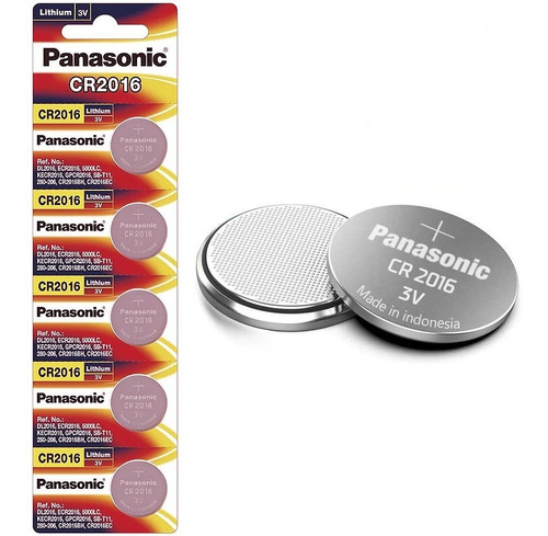Pilas Baterias Panasonic Cr2016 Paquete De 5 Piezas Original