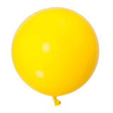 Paquete 3 Globos Payaso Esfera P24 Gigante Colores Surtidos Color Amarillo Canario