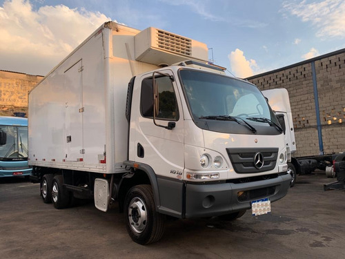 MB 1016 TRUCK 6X2 BAÚ FRIGORIFICO REFRIGERADO DE 6 M 13/13 