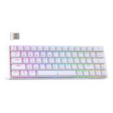 Dierya Teclado Mecanico Inalambrico T63 60% Para Juegos, Blu