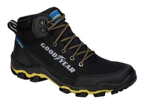 Bota  Para  Hombre  Hiker  Goodyear  Color  Negro  574      