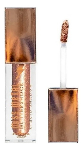 Sombra Liquida Glittershock Miss Metal Italia Deluxe Color De La Sombra Bronzed