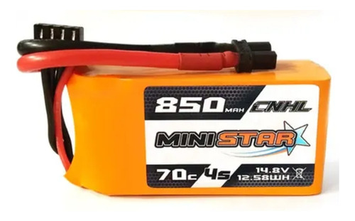 Bateria Lipo Cnhl 4s 850mah 70c Xt30 Drone Racer Tiny Rc