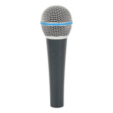 Microfone Portátil Metal Tube Mesh Cardioid Pickup Anti