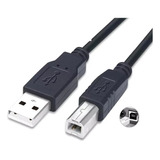 Cabo Usb 1,5m Para Impressora Hp Epson Canon Zebra Brother