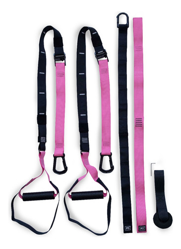 Sistema De Suspension P3  Ver Rosa , Trx, Gym, Crossfit