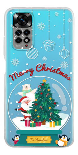 Funda Para Xiaomi  Santa Claus Navidad Con Tu Nombre