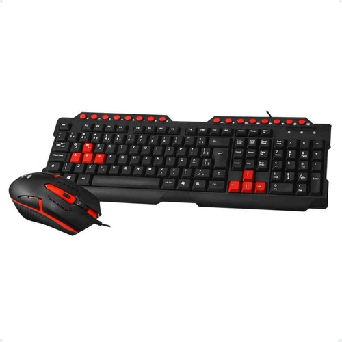 Kit Teclado E Mouse Gamer Usb Gk-20bk C3tech