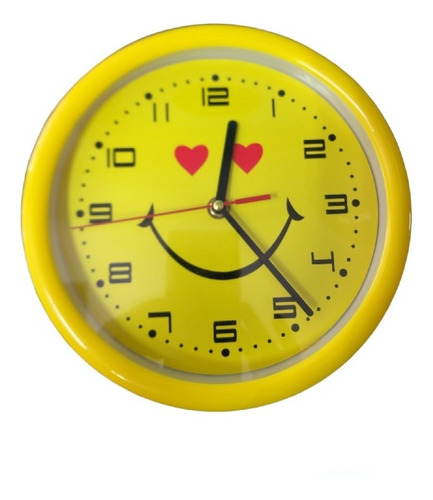 Reloj Pared Emoji Decoración Pieza 