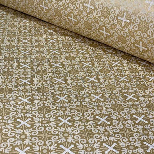 Tecido Liturgico Jacquard 2,80 Largura 1 Metro