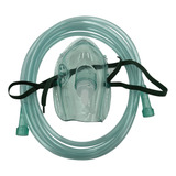Paquete De 5 Mascaras De Oxigeno Para Adultos Con Tubo Resis
