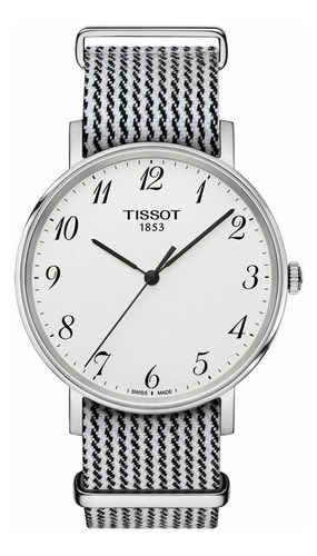 Reloj Tissot T-classic Everytime Acero Correa Nylon Unisex