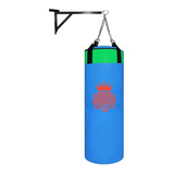 Combo Bolsa Boxeo 1,20cm C/relleno+soporte+cadena+guante