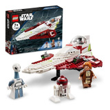 Kit Lego Star Wars Caza Estelar Jedi De Obi Wan Kenobi 75333 Cantidad De Piezas 282