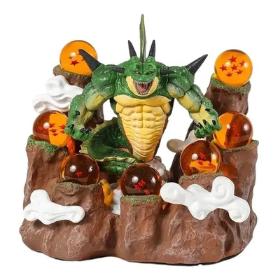Figura Dragon Porunga Con Esferas Del Dragon Y Montaña 20cm | Meses sin interés