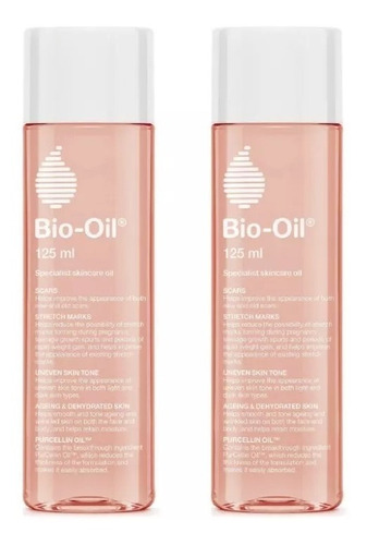 Pack Bio Oil Tratamiento Cicatrices Estrías Manchas 2x125ml