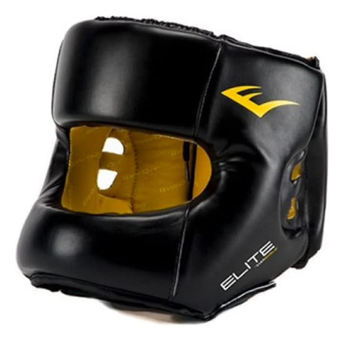 Casco Everlast Elite Rtl Negro, Tamaño Mediano Y Grande