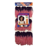 Cabelo Spring Curl Crochet Braid Orgânico Cachos Afro Curto