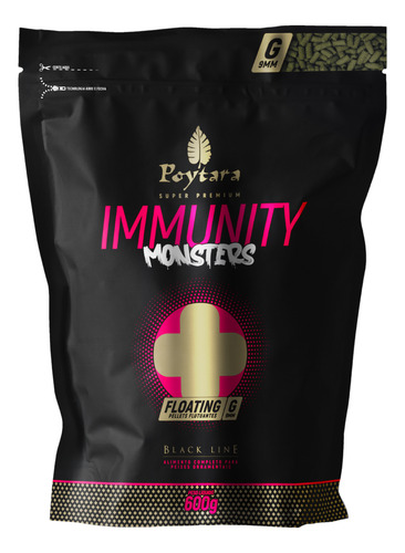 Racao Poytara Blackline Immunity Monster Floating 600g(bag)