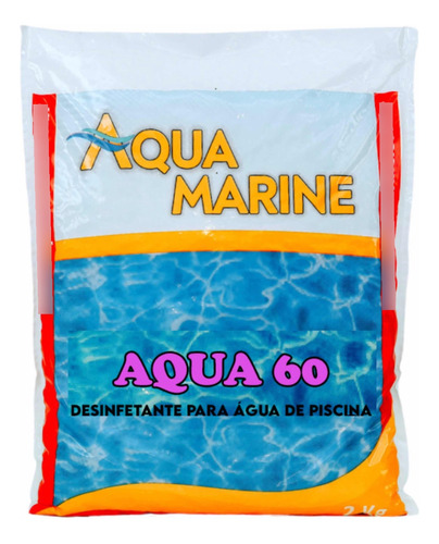 Cloro Puro Dicloro Aqua 60 2kg Estabilizado Econômico Refil