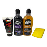 Kit Completo Lava Carro Pretinho Silicone Gel Esponja Barato