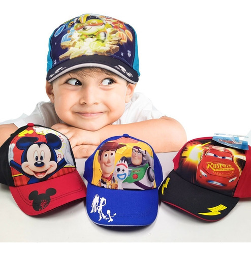 Gorras Personajes Disney Accesorio Niño Cachucha Jugueteria 