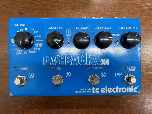 Pedal De Guitarra Flashback X4 Tc Eletronics