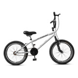 Bicicleta Aro 20 Infantil Freio V-brake Wmx Branca Juvenil