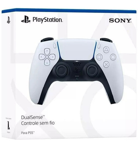 Controle Sony Playstation Dual Sense Cfi-zct1 Branco C Nf-e