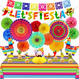 Turnmeon 25 Piezas De Decoraciones De Fiesta Mexicana, Abani