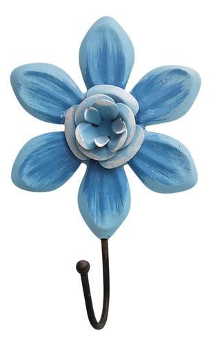 Ganchos De Parede Decorativos Art Flower Iron Hook Flower Wa