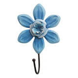 Ganchos De Parede Decorativos Art Flower Iron Hook Flower Wa