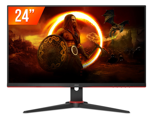 Monitor Gamer Led Va 24  Full Hd Aoc Viper 24g2se 165hz 1ms