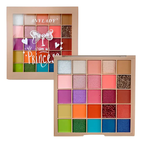 Sombras Para Ojos Paleta 25 Tonos Nude Y Vivos | MercadoLibre