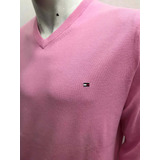 Sweater Tommy Hilfiger Premium Cotton Pink Talle Large