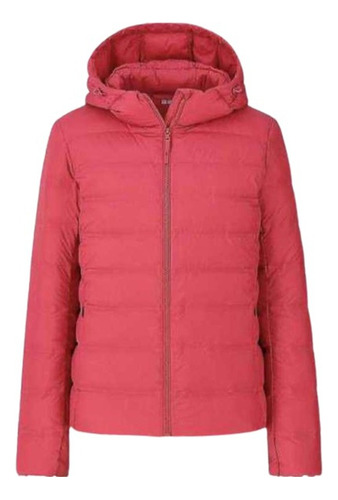 Campera Uniqlo Ultra Light Down Sin Capucha Mujer.