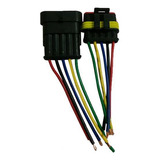 Enchufes De Conector De Cable De Luz Hid 5 Piezas