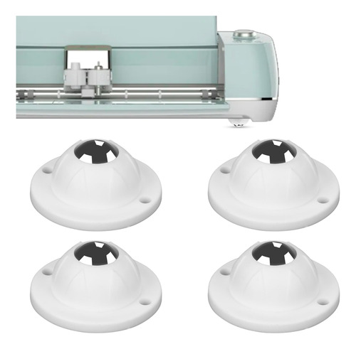 4 Mini Ruedas Giratorias Para Cricut Maker/explore Air, Roda