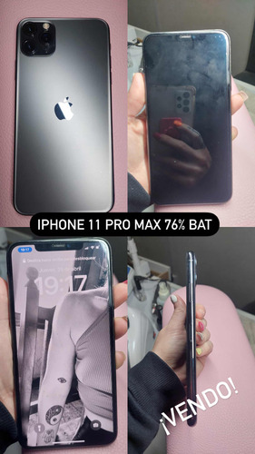 iPhone 11 Pro Max 64gb 76% Bat Grey