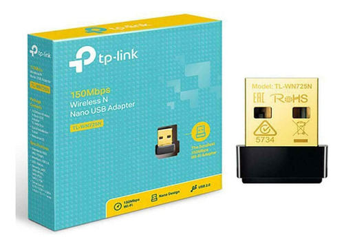 Adaptador Wi-fi Usb Nano N Tp-link Tl-wn725n 150 Mbs 