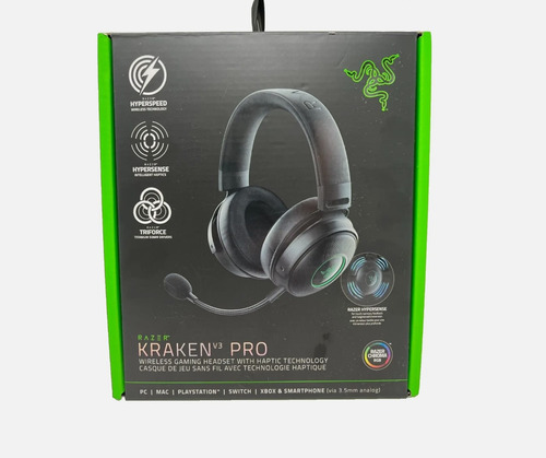 Headset Razer Kraken V3 Pro Hypersense Wireless