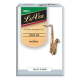 La Voz Tenor Sax Reeds, Resistencia Media, 10-pack